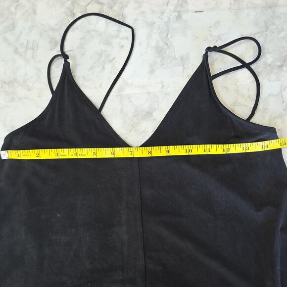 Eri & Ali Womens Sz S Black Lace Fairy Grunge Witchy Whimsigoth Midi Slip Dress - Picture 11 of 12